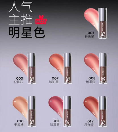 HYNTOOR Black Rabbit Future Planet Shiny Lip Gloss