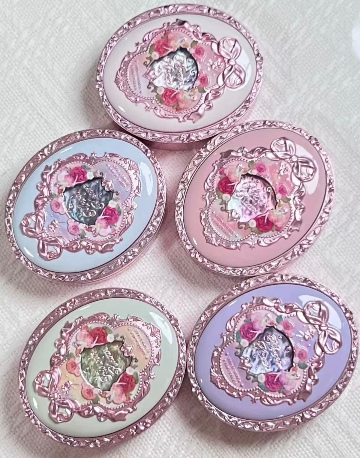 Flower Knows Midsummer Fairytales Velvet Embossed Blush